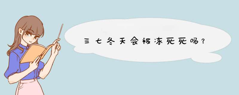 三七冬天会被冻死死吗？,第1张