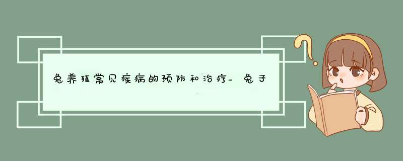 兔养殖常见疾病的预防和治疗_兔子养殖方法,第1张