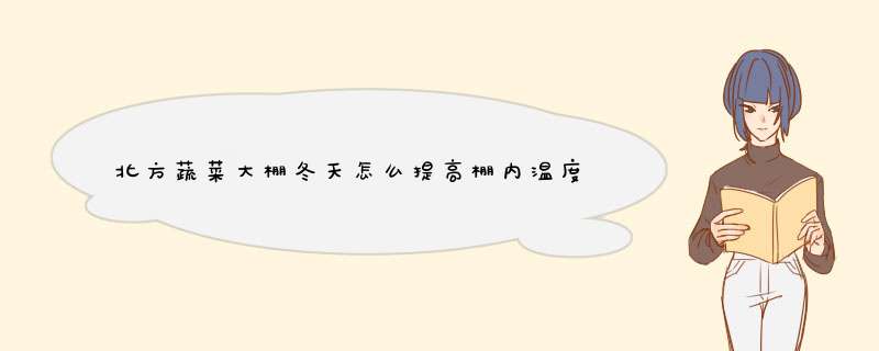 北方蔬菜大棚冬天怎么提高棚内温度。怎样最省钱。,第1张