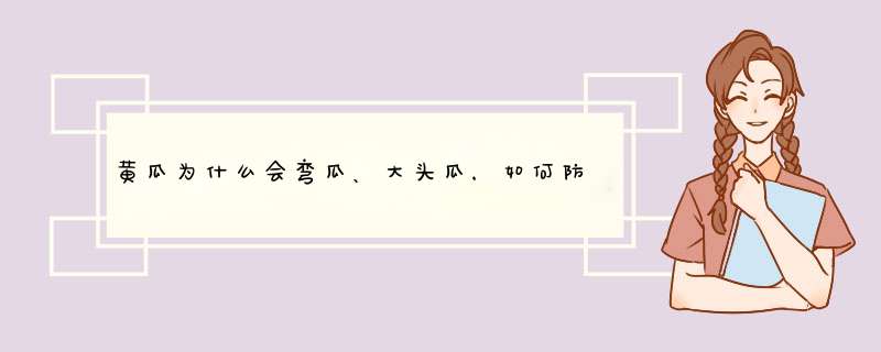 黄瓜为什么会弯瓜、大头瓜，如何防治黄瓜畸形瓜？,第1张