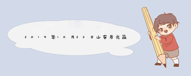 2019年10月22日山东寿光蔬菜价格行情