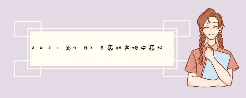 2021年9月7日药材产地中药材价格行情,第1张