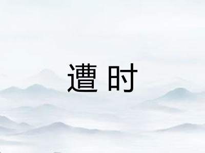 遭时