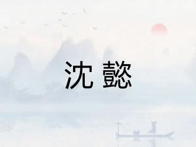 沈懿