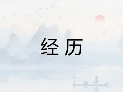 经历