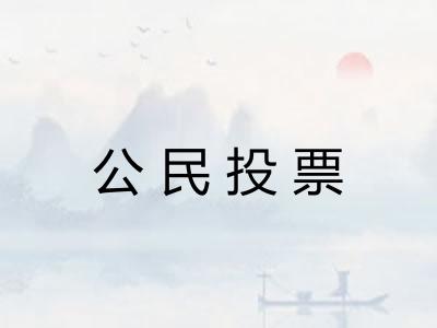 公民投票