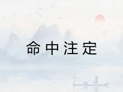 命中注定