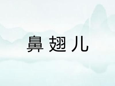 鼻翅儿