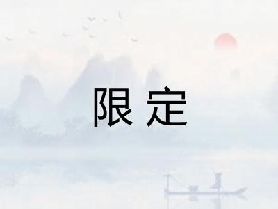 限定