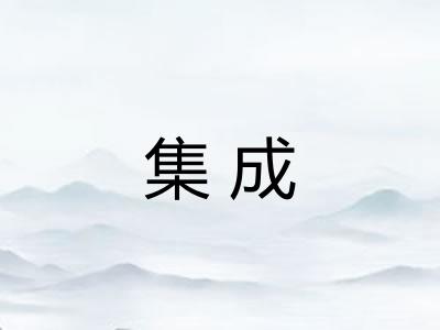 集成