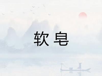 软皂