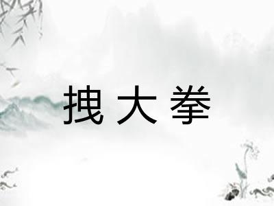 拽大拳