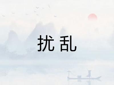 扰乱