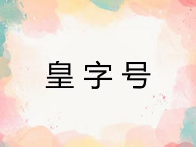 皇字号