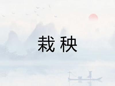 栽秧