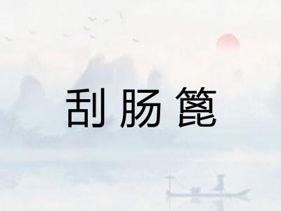 刮肠篦