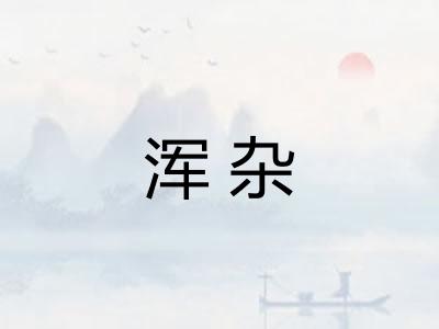 浑杂