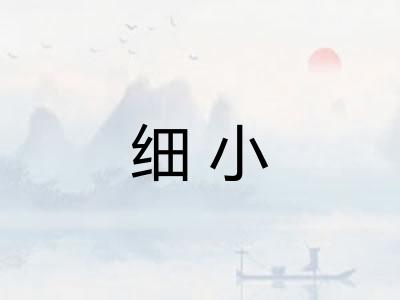 细小