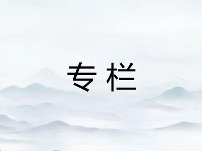 专栏